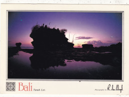 INDONESIE. BALI (ENVOYE DE). " TANAH LOT  ".ANNEE 1991 + TEXTE + TIMBRES. FORMAT 16.5x11.5 Cm - Indonesia