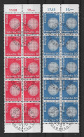 Schweiz 1970 Europa/Cept Mi.Nr. 923/24 Kpl. 10er Blocksatz Gestempelt - Gebraucht