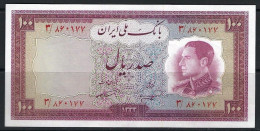 Iran Mohammad Reza Shah 1952 Banknote 100 Rials P-67 UNC - Irán
