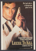 117514/ John Glen, *Licence To Kill - Permis De Tuer* - Posters Op Kaarten