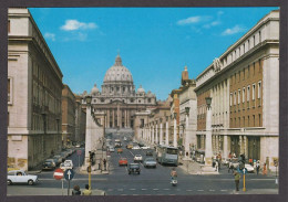 080935/ ROMA, Via Della Conciliazione E San Pietro - San Pietro