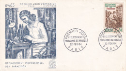 1er Jour, Reclassement Professionnel Des Paralysés - 1960-1969