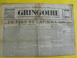 Journal Gringoire Du 9 Mars 1934. Carbuccia Béraud Bailby Staviky  Garat Bonnaure La Rocque Devaux Hauteclocque - Sonstige & Ohne Zuordnung