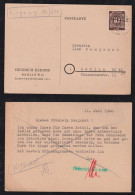 All. Besetzung 1946 10Pf EF Orts Postkarte BERLIN - Cartas & Documentos