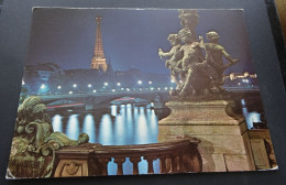 Paris Vue Sur La Seine Vu Du Pont Alexandre III - Editions ALFRED ZIETHEN, Paris - Parigi By Night