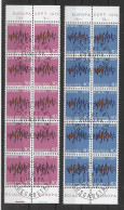 Schweiz 1972 Europa/Cept Mi.Nr. 969/70 Kpl. 10er Blocksatz Gestempelt - Gebraucht