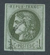 BM-57: FRANCE:  N° 39Aa Obl - 1870 Ausgabe Bordeaux