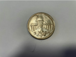 Munt Penning COMMEMORATIVE ADOLF HITLER COIN, 5 RM, 1935 WW2 PIECE MEDAILLE Medal. Gebraucht, Sehr Schön. - 5 Reichsmark