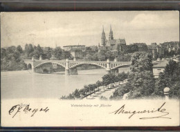 11298684 Basel BS Wettsteinbruecke Muenster Basel - Other & Unclassified