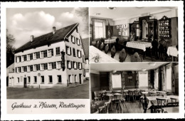 CPA Reutlingen In Württemberg, Gasthaus Zum Pfauen, Speisesaal, Außenansicht - Autres & Non Classés