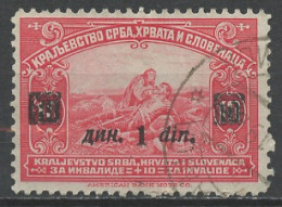 Yougoslavie - Jugoslawien - Yugoslavia 1923-24 Y&T N°143 - Michel N°162 (o) - 1ds10p Jeune Fille Et P Orlovitch - Used Stamps