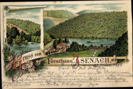 Lithographie Bad Dürkheim Am Pfälzerwald, Forsthaus Isenach - Other & Unclassified