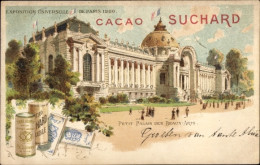 Litho-Weltausstellung Paris 1900, Petit Palais De Beaux-Arts, Cacao Suchard - Autres & Non Classés