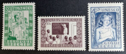 Belgie 1951 UNESCO Obp-842/844 MNH-Postfris - Neufs