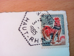 Kembs. TAD 1965 Type F8 De La Poste Rurale (A17p49) - Manual Postmarks