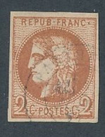 BM-60: FRANCE:  N° 40B Obl - 1870 Bordeaux Printing