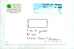 Lettre Vignette Curiosite Impression !! - 1990 « Oiseaux De Jubert »