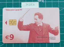 PORTUGAL USED PHONECARD PT515A STRAUSS - Portugal