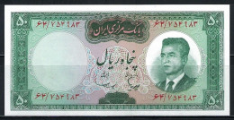 Iran (Bank Markazi Iran) 50 Rials Banknote P-79b 1965 UNC - Irán