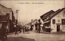CPA Hanoi Tonkin Vietnam, Rue Des Rafeaux - Viêt-Nam