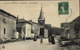 CPA Doulevant Blumeray Haute Marne, Rue De Église - Other & Unclassified