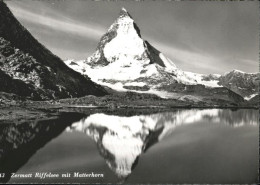 11298524 Zermatt VS Riffelsee Matterhorn Zermatt - Autres & Non Classés