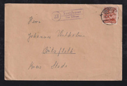 All. Besetzung 1948 Brief Landpost Stempel STAFFHORST über SOLINGEN X BÜTZFLETH - Cartas & Documentos