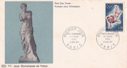 1er Jour, Jeux Olympiques De Tokyo 1964 - 1960-1969