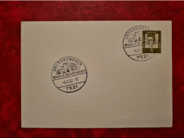 Lettre Allemagne 1962 CACHET OBERGROMBACH WEIN UN AUSFLUGSORT - Other & Unclassified