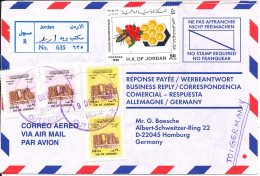 Jordan Air Mail Cover Sent To Germany 19-12-2000 - Giordania
