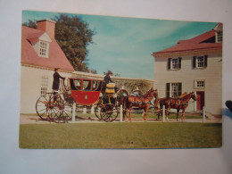 UNITED STATES  POSTCARDS  VIRGINIA COACH  HORSES - Altri & Non Classificati