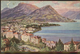 11294805 Lugano TI Kuenstlerkarte See Monte Bre E Boglia Lugano TI - Other & Unclassified