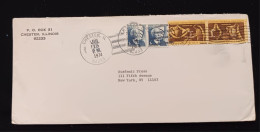 C) 1974. UNITED STATES. INTERNAL MAIL. MULTIPLE STAMPS. XF - Other & Unclassified