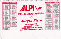 Calendarietto - Alpi - Catania - Anno 2001 - Kleinformat : 2001-...