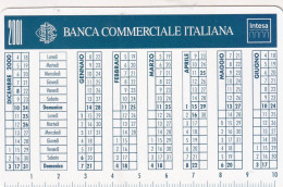 Calendarietto - Banca Commerciale Italiana - Intesa - Anno 2001 - Klein Formaat: 2001-...