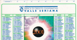 Calendarietto - Banca Di Credito Cooperativo - Valle Seriana - Anno 2001 - Kleinformat : 2001-...