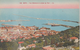 Sète 34 (10488) Vue Générale Et Entrée Du Port - Sete (Cette)