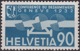 1932 Flugpost Schweiz ** Zum:CH F18, Mi:CH 258,Yt:CH.PA18, Stilisiertes Flugzeug - Unused Stamps