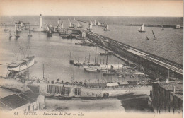 Sète (Cette) 34 (10489) Panorama Du Port, Rare - Sete (Cette)