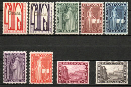 258/266 X Scharnier - Unused Stamps