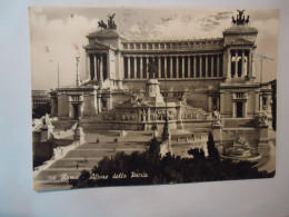 ITALY   POSTCARDS ROMA  1957 MONUMENTS STAMPS - Sonstige & Ohne Zuordnung