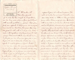 LETTRE D' UN PRISONNIER FRANCAIS - KRIESGSGEFANGENENSENDUNG LE 16/12/1918 - Lettres & Documents