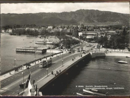 11294586 Zuerich Quaibruecke Kongressgebaeude Enge Uetliberg Strassenbahn Zueric - Sonstige & Ohne Zuordnung