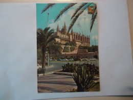 SPAIN  POSTCARDS MALLORCA PALMS STAMPS - Other & Unclassified