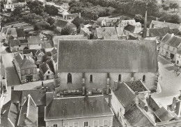 CPSM Villedieu Le Chateau  L'église Et La Place - Autres & Non Classés