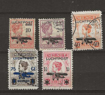 1928 USED Nederlands Indië Airmail NVPH LP 1-5 - India Holandeses