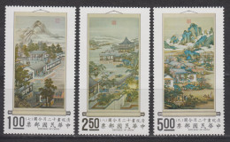 TAIWAN 1971 - "Occupations Of The Twelve Months" Hanging Scrolls - "Autumn" MNH** OG XF - Ongebruikt