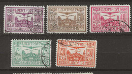1928 USED Nederlands Indië Airmail NVPH LP 6-10 - India Holandeses