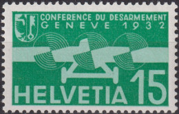 1932 Flugpost Schweiz ** Zum:CH F16, Mi:CH 256,Yt:CH.PA16, Stilisiertes Flugzeug - Unused Stamps