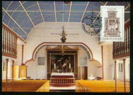 Mk Faroe Islands Maximum Card 1989 MiNr 180 | Bicentenary Of Torshavn Church, The Last Supper (altarpiece) #max-0086 - Islas Faeroes
